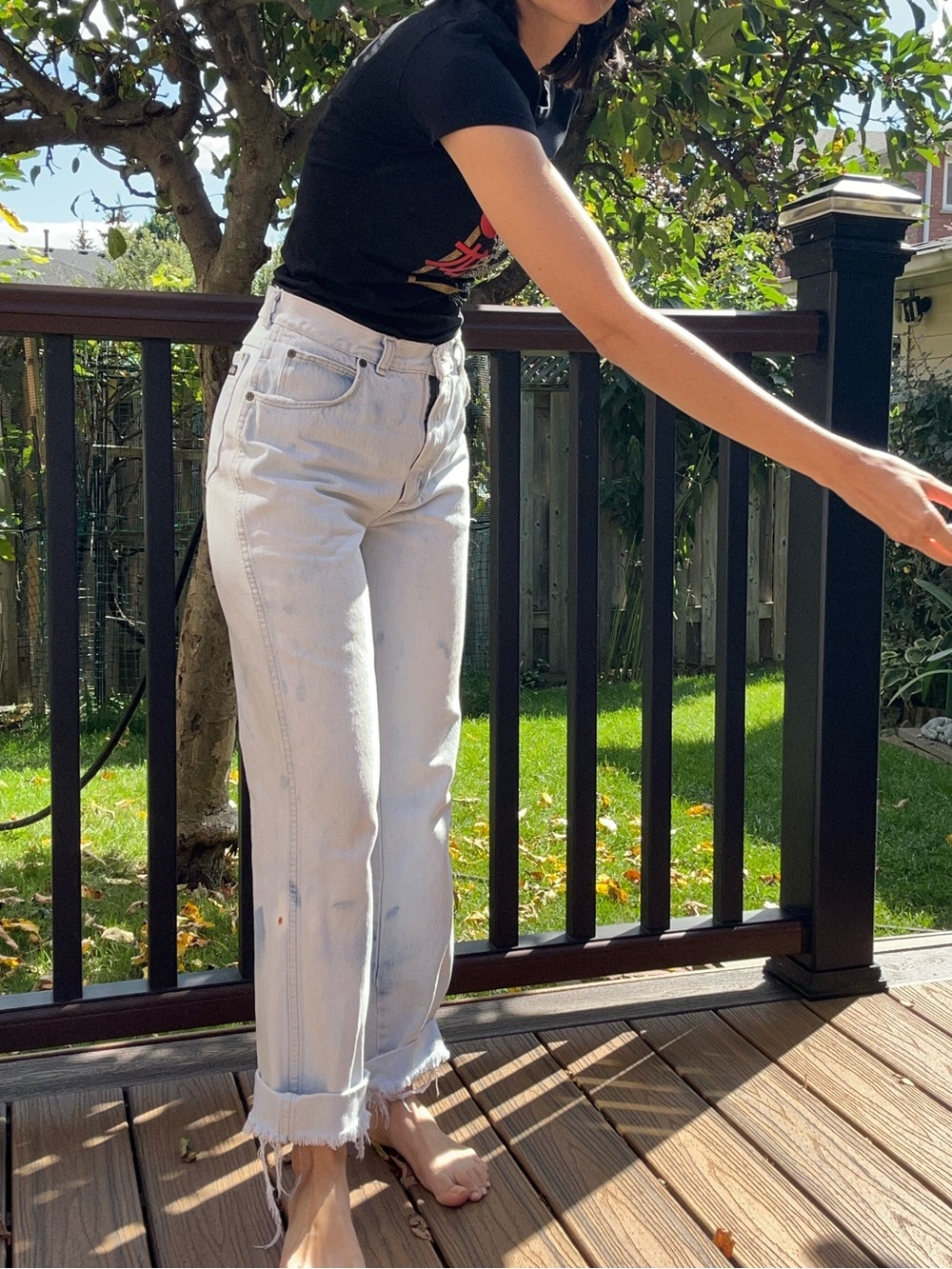Vintage Calvin Klein Acid Wash Jeans - 28